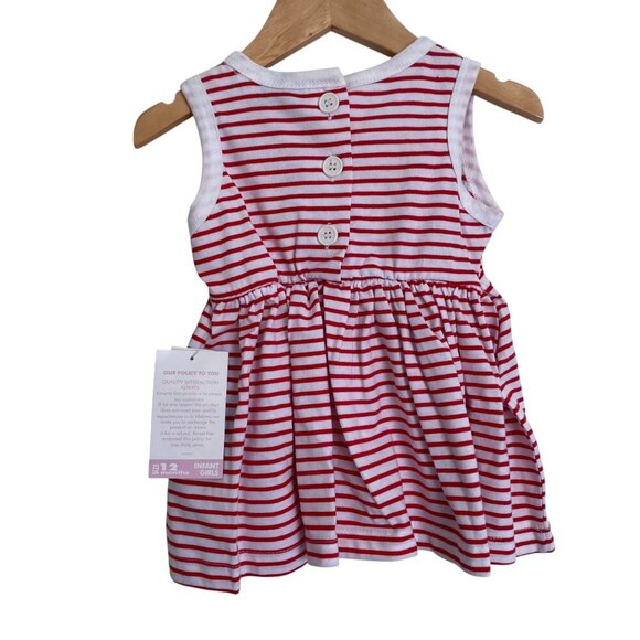 NWT Vintage 90s Nautical Baby Dress - 1996 "Sailor Girl" 12M sailing Boat dress - Picture 5 of 7